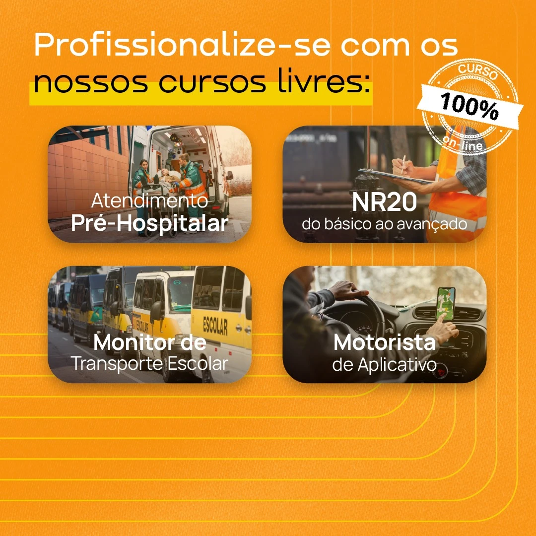 Capa quadrada dos cursos livres