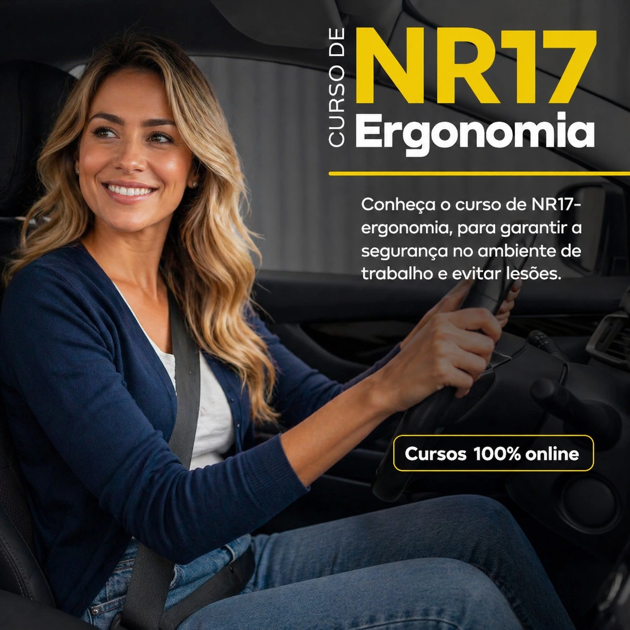 Capa quadrada do curso: NR17 ergonomia